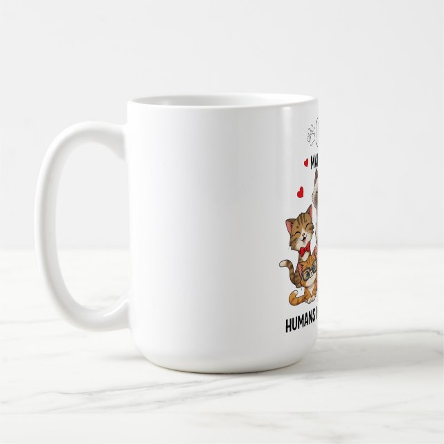Taza De Café Cute Pack of Happy Cats (Izquierda)