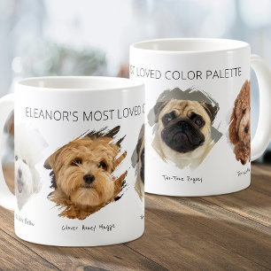 Taza De Café Cute Paleta de Colores de Foto Personalizada Pintu
