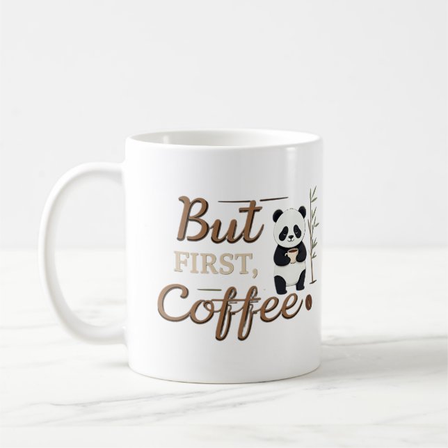 Taza De Café Cute Panda Lover (Izquierda)