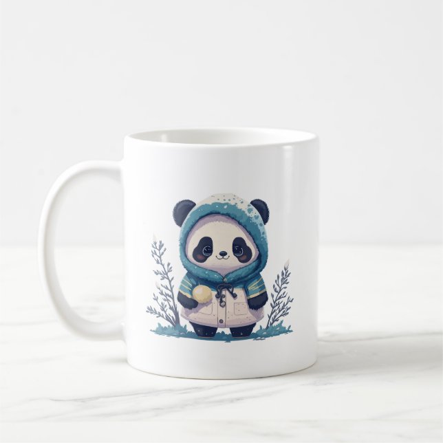 Taza De Café Cute Panda Lovers Gift (Izquierda)