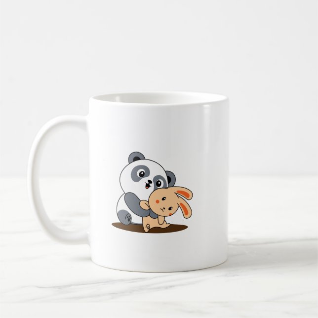 Taza De Café Cute Panda Mug (Izquierda)