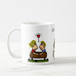 Taza De Café Cute Pareja Juntos Por Siempre Divertido Personali