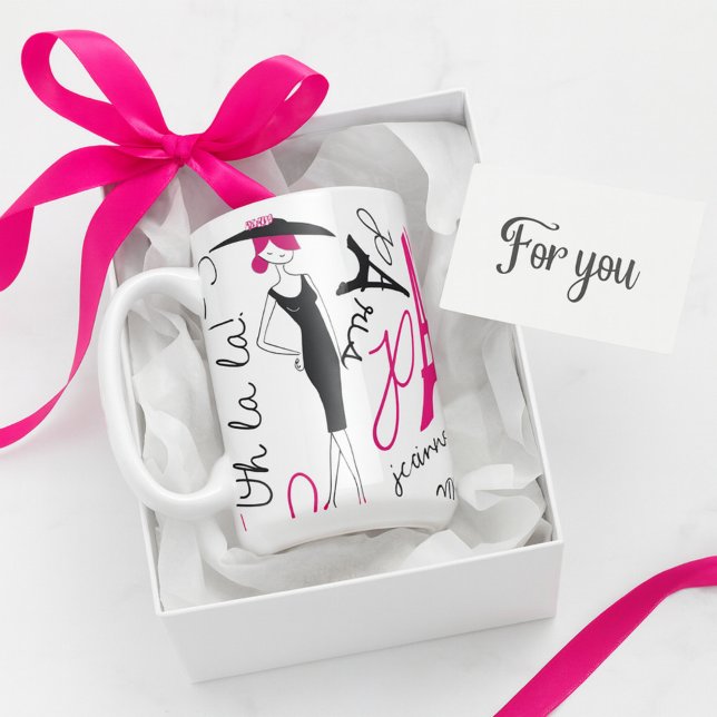 Taza De Café Cute Paris Theme (Subido por el creador)