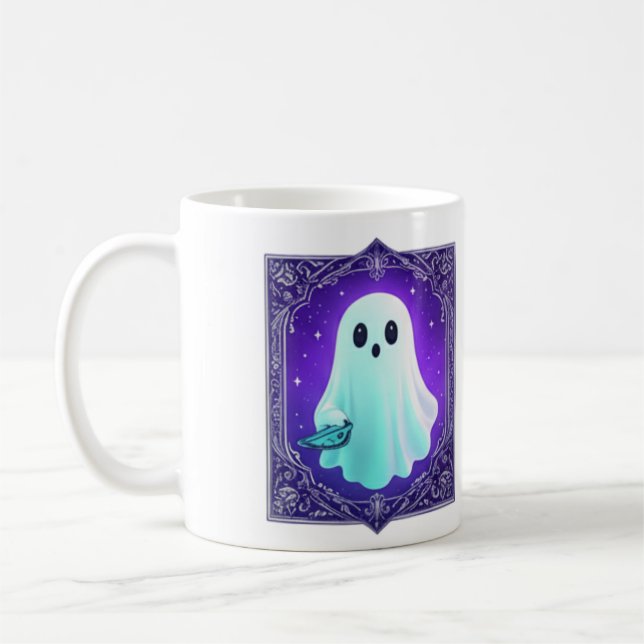 Taza De Café Cute Pastel Ghost Mug (Izquierda)