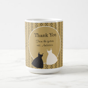 Taza De Café Cute pegatina de ilustración para despedida de sol