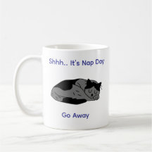 "Cute perezoso café gato Mug - Vibes Nap Day"