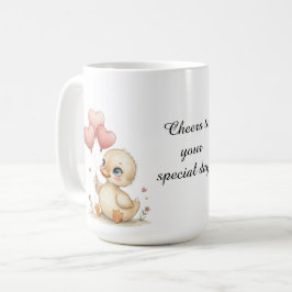 Taza De Café Cute Personalized Duckling Mug