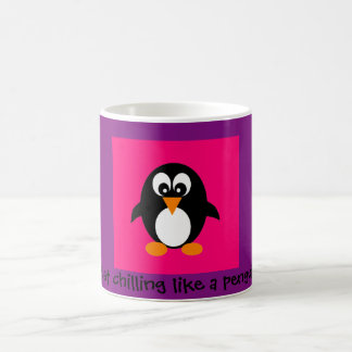 Taza De Café Cute pingüino
