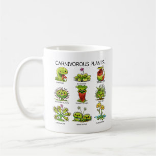 Taza De Café Cute plantas carnívoras