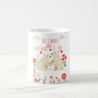 Taza De Café Cute Polar Bears Christmas Mug
