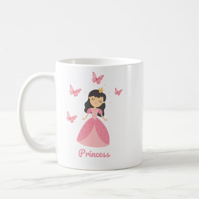 Taza De Café Cute Princess Coffee Mug (Izquierda)
