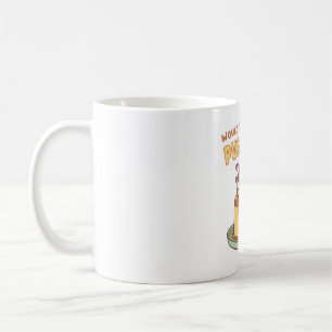 Taza De Café Cute Pug Te Gustaría Un Pudd Custard De Pug