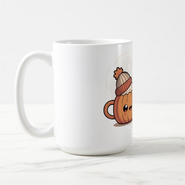Taza De Café Cute Pumpkin Couple Mugs (Izquierda)