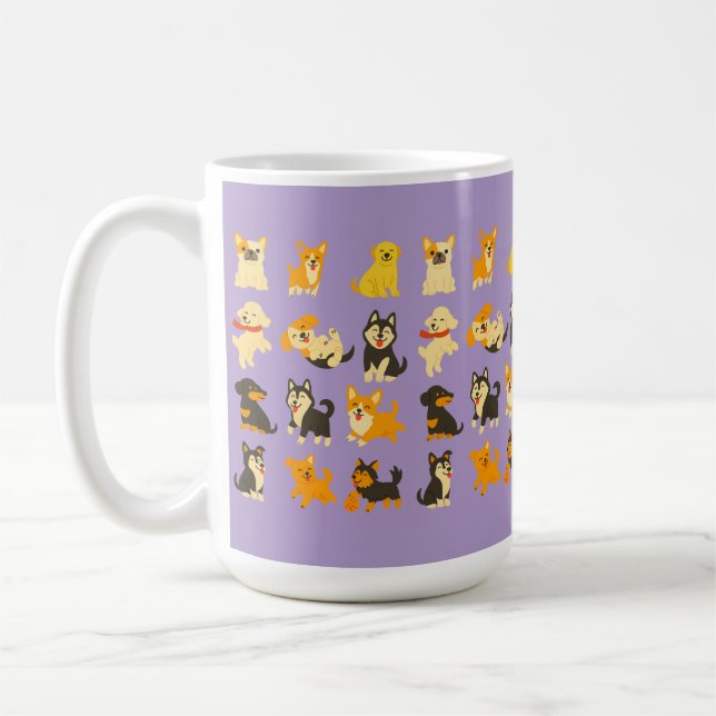 Taza De Café Cute Puppies (Izquierda)