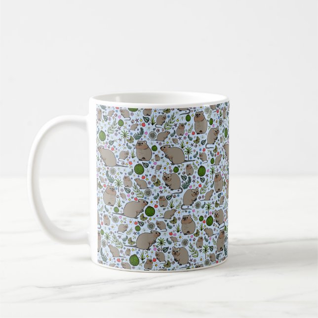 Taza De Café Cute Quokka Mug (Izquierda)