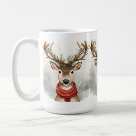 Taza De Café Cute Reindeer Christmas coffee Mug