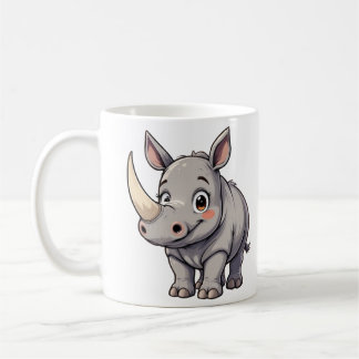 Taza De Café Cute Rhino