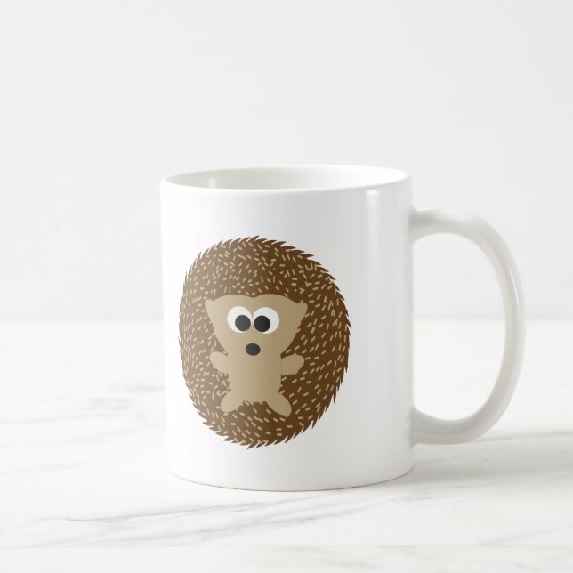 Taza De Café Cute Round Hedgehog (Derecha)