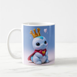 Taza De Café Cute Royal Mascot