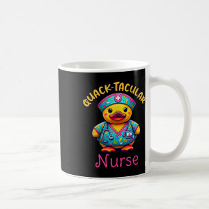 Taza De Café Cute Rubber Duck de Enfermera Registrada Cuack-ta