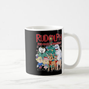 Taza De Café Cute Rudolph El Reno de Nariz Roja Navidad Espec
