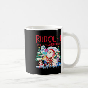 Taza De Café Cute Rudolph El Reno de Nariz Roja Navidad Espec