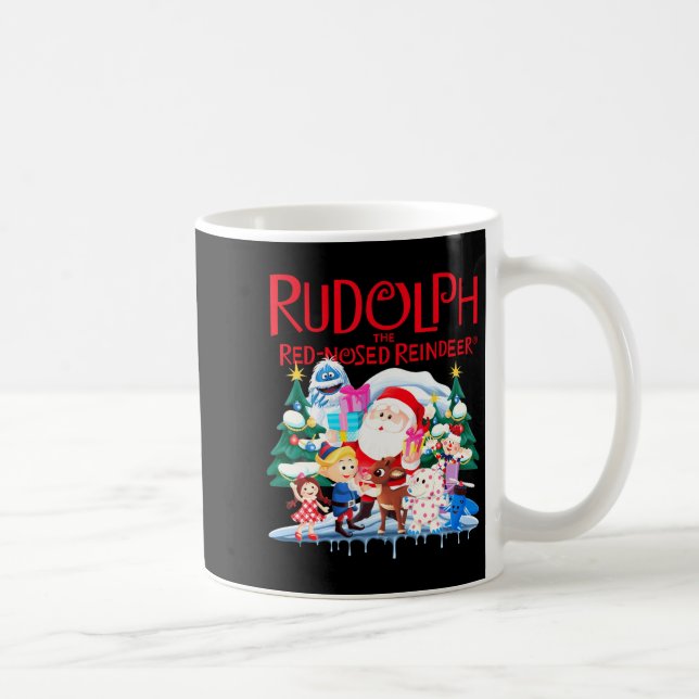 Taza De Café Cute Rudolph The Red Nosed Reindeer Christmas Spec (Derecha)