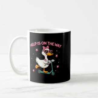 Taza De Café Cute S Goose Enfermera Escolar La Ayuda Está En Ca