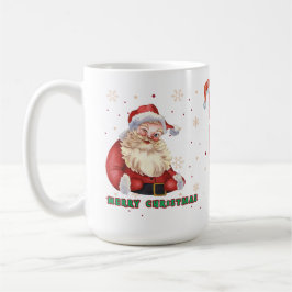 Taza De Café Cute Santa 15 oz Mug