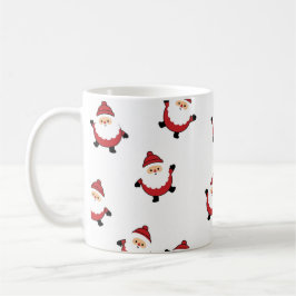 Taza De Café Cute Santa Christmas Mug