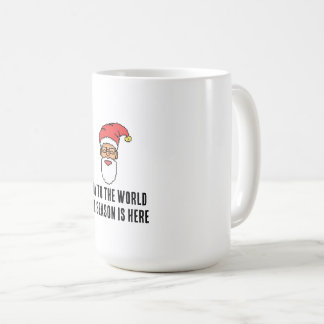 Taza De Café Cute Santa Claus Christmas Design