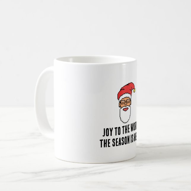 Taza De Café Cute Santa Claus Christmas Design (Anverso izquierdo)