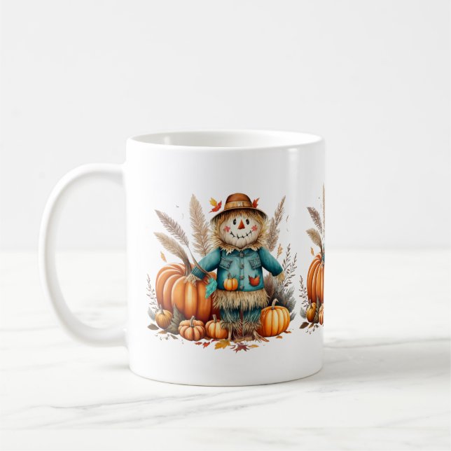 Taza De Café Cute Scarecrow Mug (Izquierda)