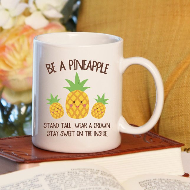 Taza De Café Cute sé una piña (Subido por el creador)