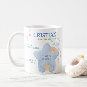 Taza De Café Cute Sleeping Teddy Bear Bebé Nacimiento Estacion