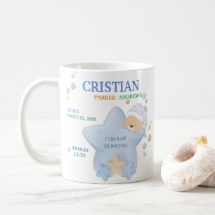 Taza De Café Cute Sleeping Teddy Bear Bebé Nacimiento Estacione