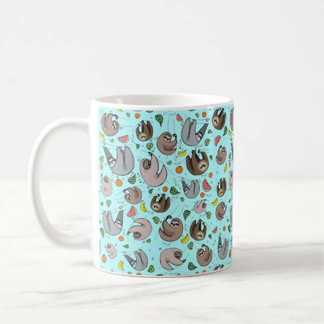 Taza De Café Cute Sloth Mug (Izquierda)