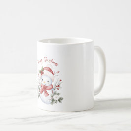 Taza De Café Cute Snowman Christmas Mug