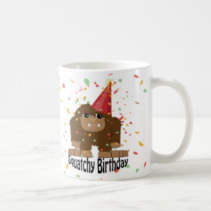 Taza De Café Cute Squatchy Birthday Bigfoot