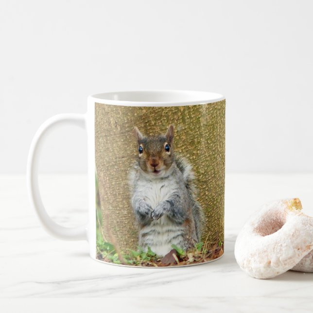 Taza De Café Cute Squirrel (Con donut)