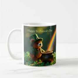 Taza De Café Cute St. Patrick’s Day Teddy Bear