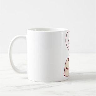 Taza De Café Cute Teabags formando Heart Bes Teas Besties
