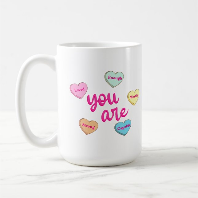 Taza De Café Cute Teacher Valentine (Izquierda)