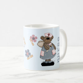 Taza De Café Cute Teddy Bear Nombre personalizado Mug Regalo pa