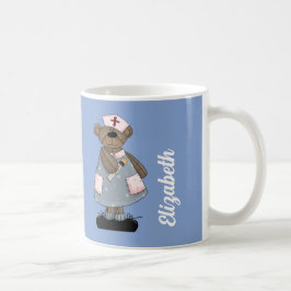 Taza De Café Cute Teddy Bear Nombre personalizado Mug Regalo pa