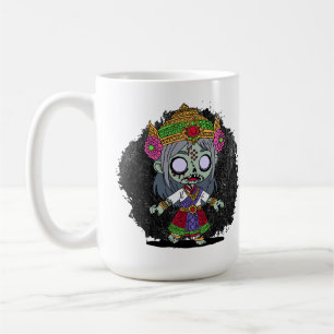 Taza De Café Cute Thai Zombie