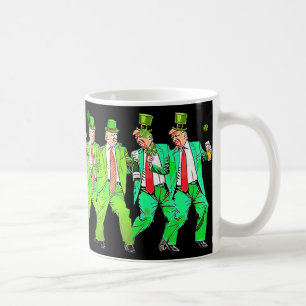 Taza De Café Cute Trump Dance St Patricks Day Funny Trump Patr