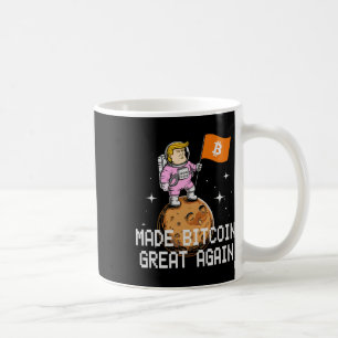 Taza De Café Cute Trump hizo que Bitcoin volviera a ser una gra