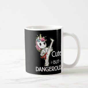 Taza De Café Cute Unicorn Karate Taekwondo