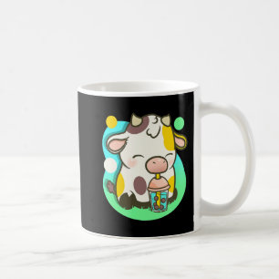 Taza De Café Cute vaca Boba Tea Bubble Tea Anime Kawaii